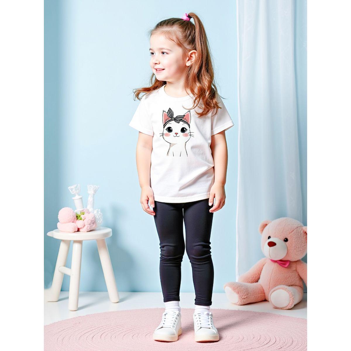 مجموعة من ليقنز وتيشيرت بأكمام قصيرة-girls-clothing-setsandcoords-image-1