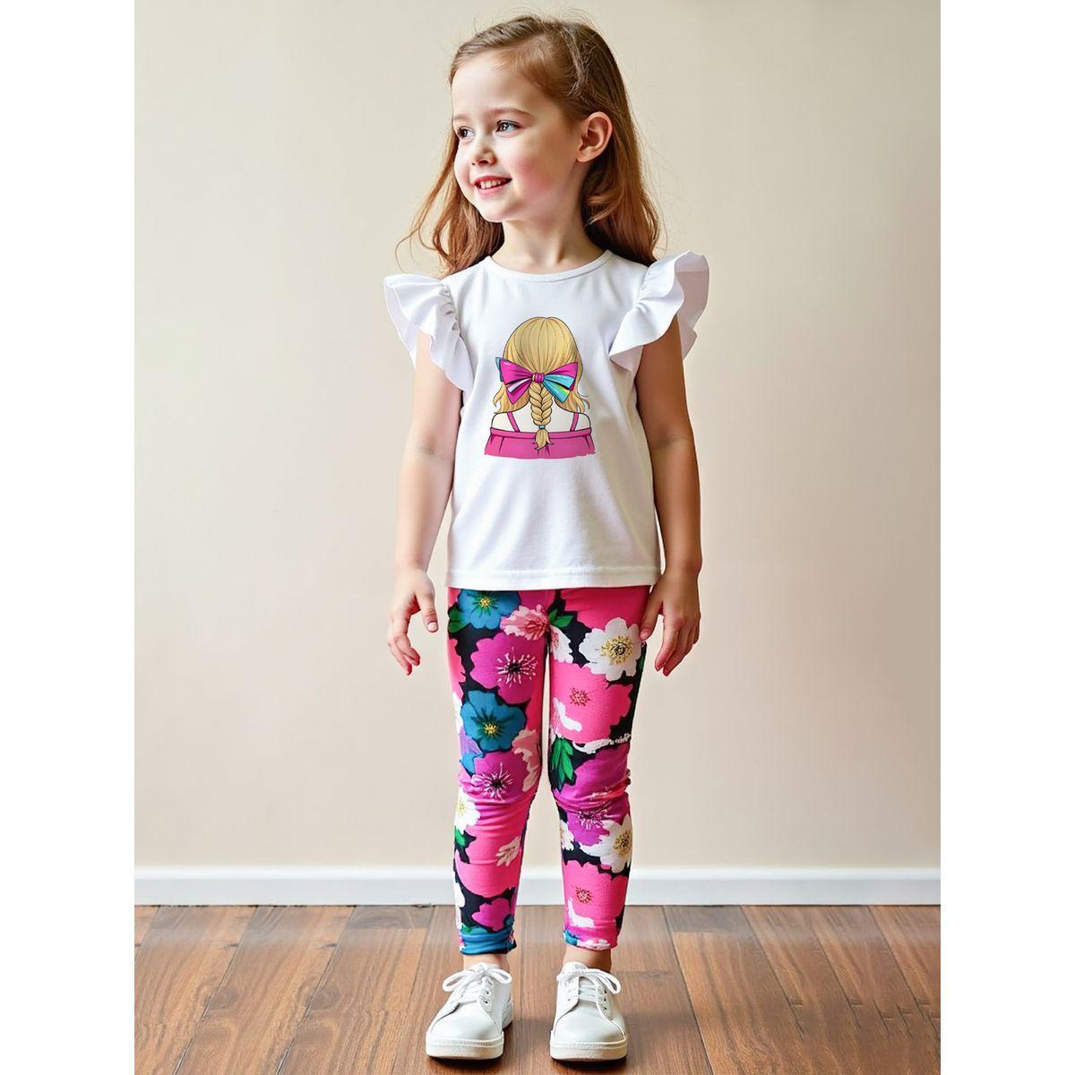 مجموعة من ليقنز وتيشيرت بأكمام قصيرة-girls-clothing-setsandcoords-image-4