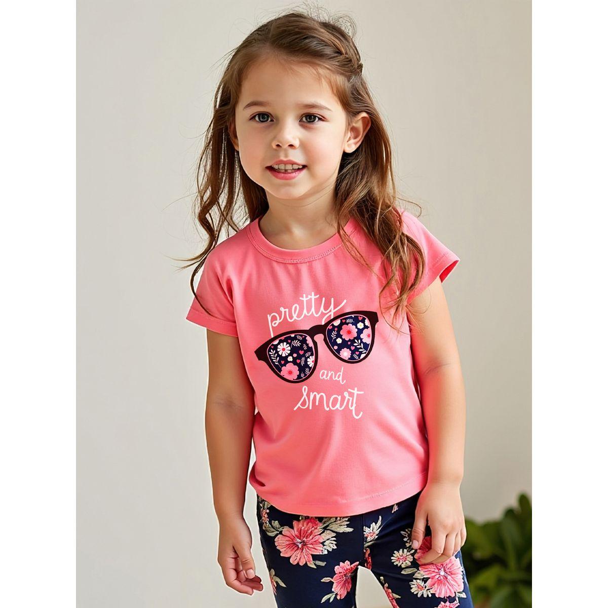 مجموعة من ليقنز وتيشيرت بأكمام قصيرة-girls-clothing-setsandcoords-image-5