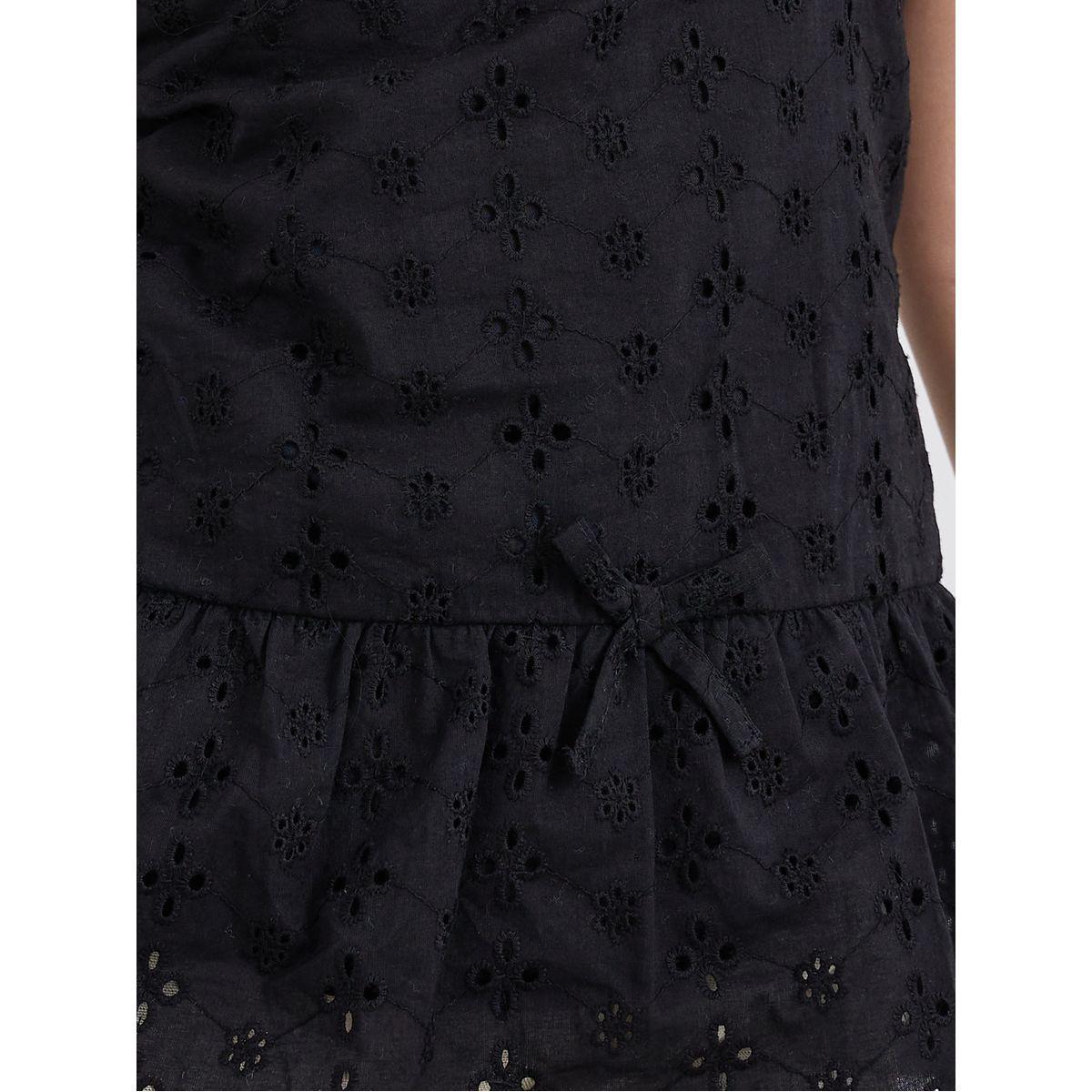 بلوزة قطنية بنسيج بملمس شيفلي-girls-clothing-blousesandshirts-image-3