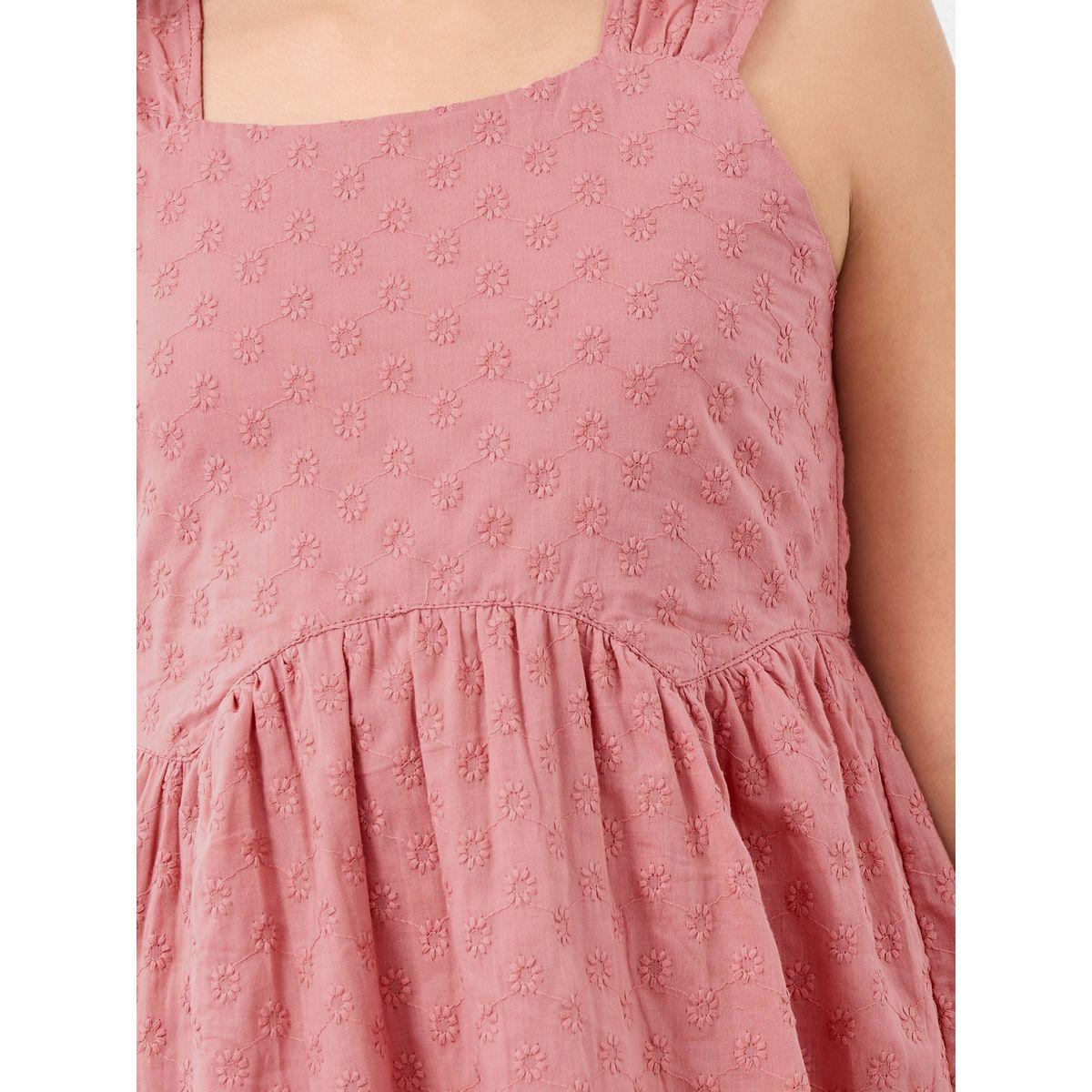 فستان بدون أكمام مع تفاصيل زهور مُطرزة-girls-clothing-dressesandjumpsuits-image-3