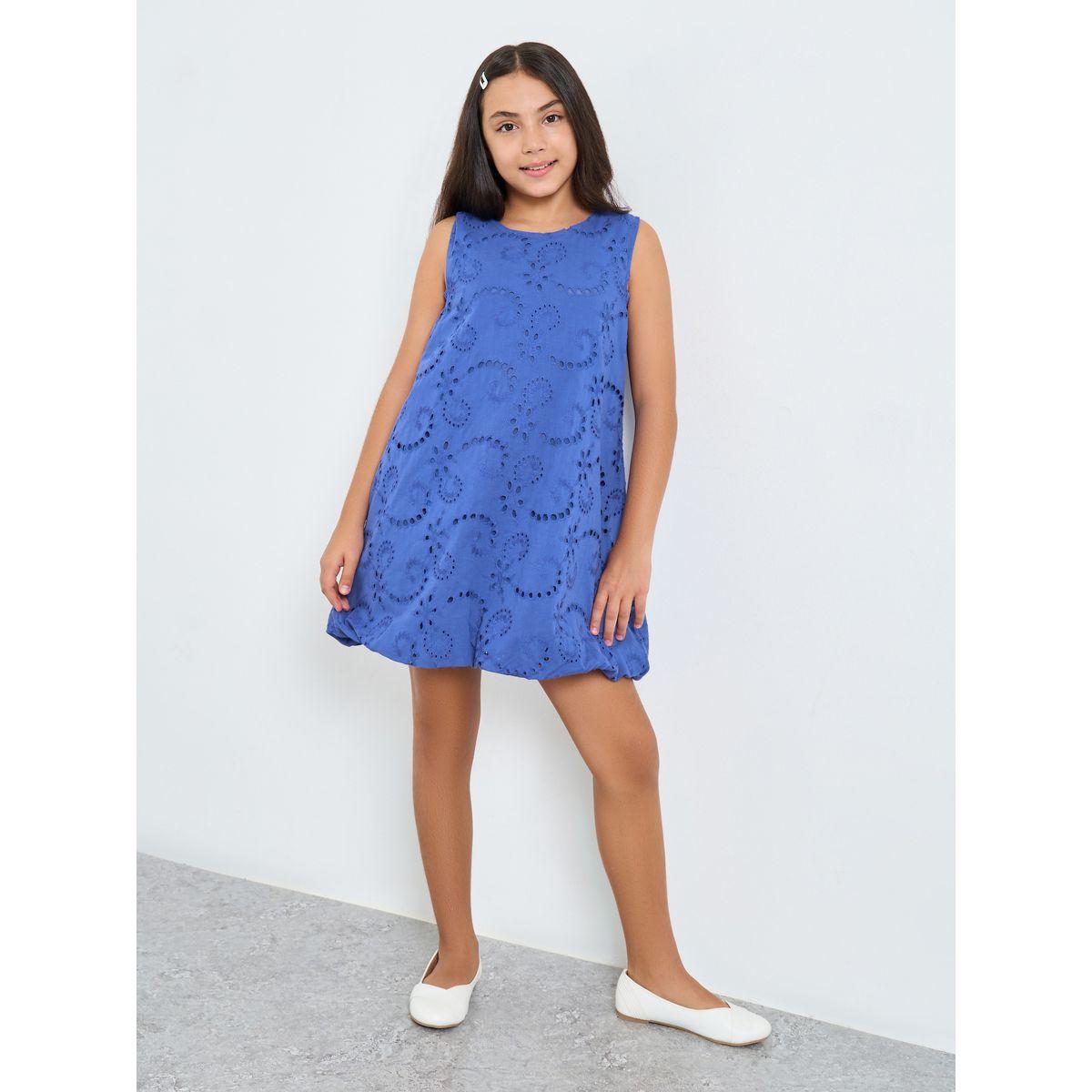 فستان شيفلي قصير بلا أكمام-girls-clothing-dressesandjumpsuits-image-1