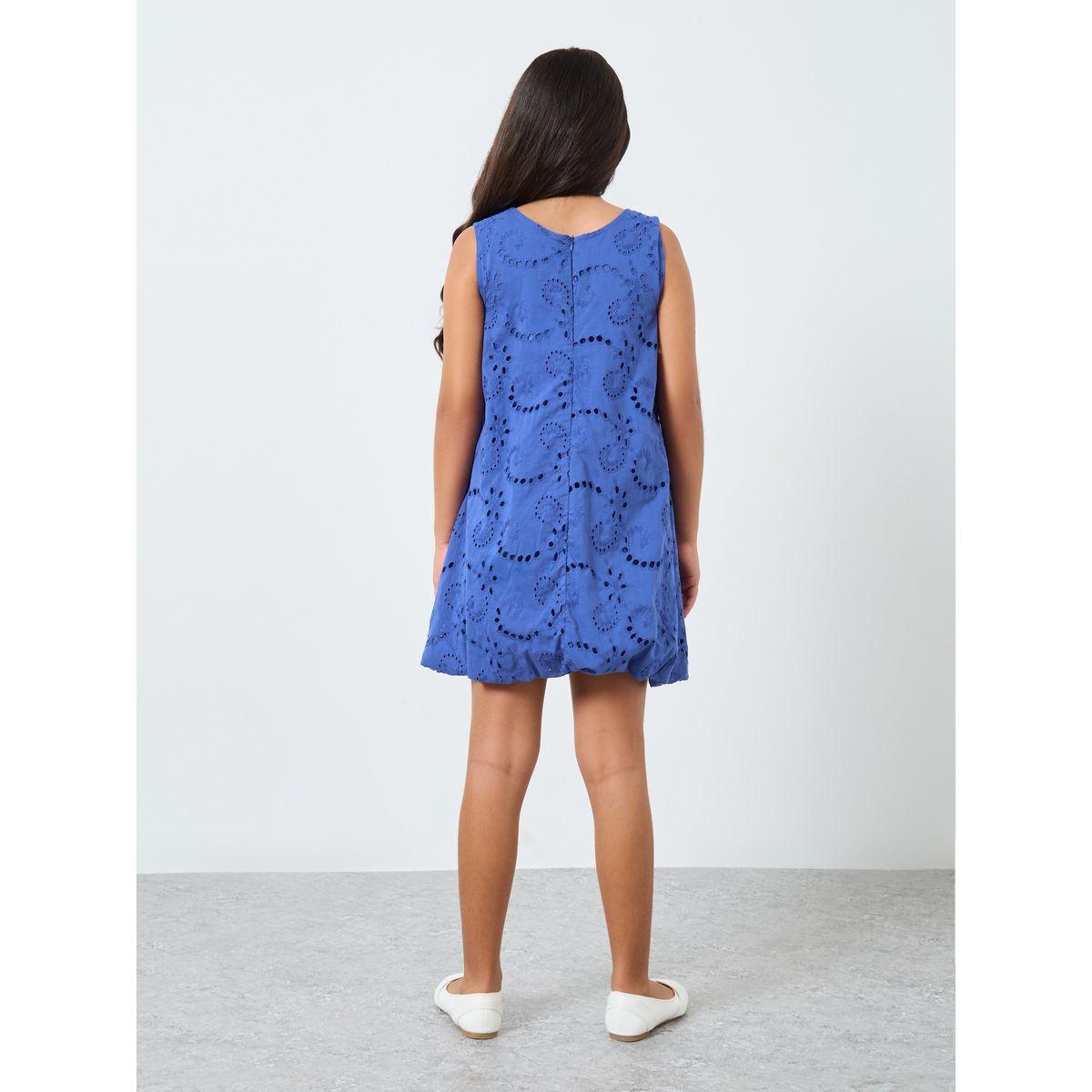 فستان شيفلي قصير بلا أكمام-girls-clothing-dressesandjumpsuits-image-4
