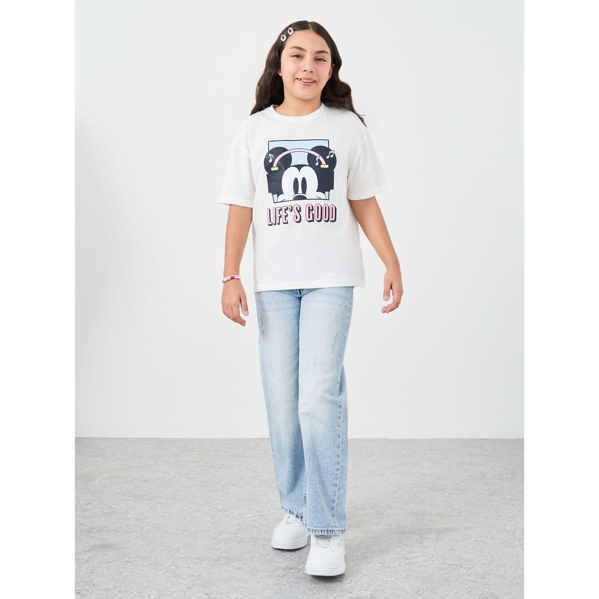 Styli Mickey Mouse Graphic Oversized T-Shirt-girls-clothing-tshirts-image-2