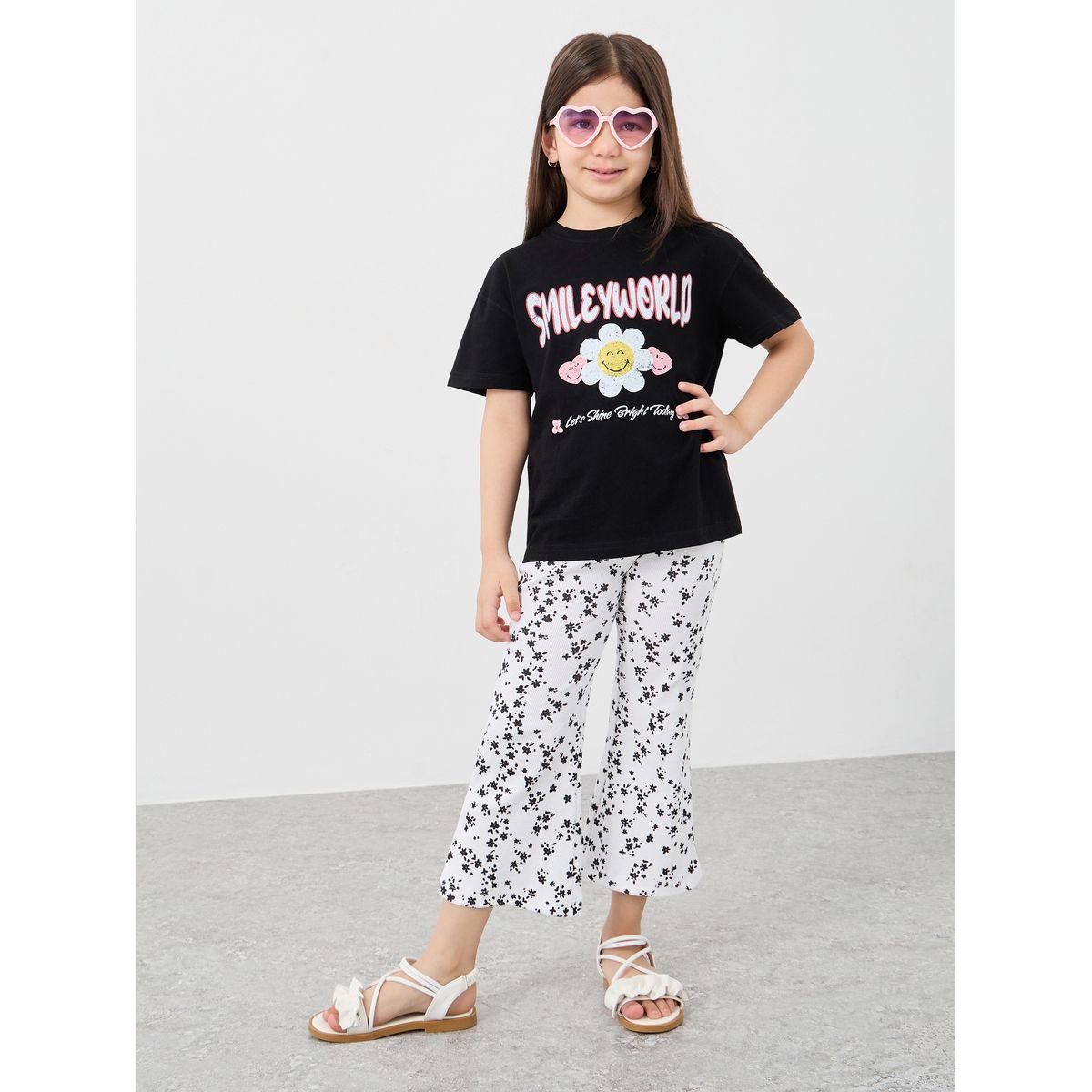 Styli Graphic Print Oversized Round Neck T-Shirt-girls-clothing-tshirts-image-2
