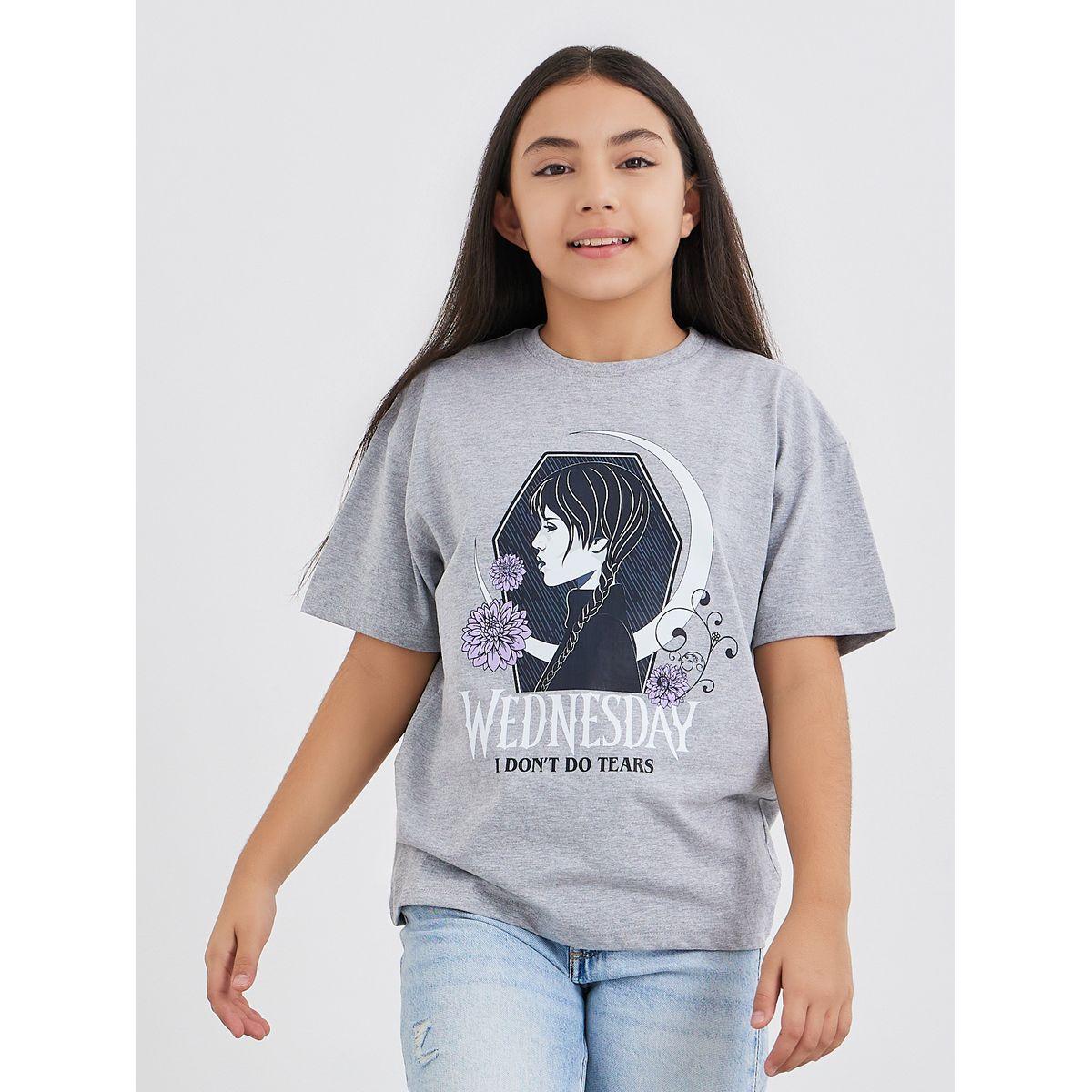 Styli Graphic Print Short Sleeve T-Shirt-girls-clothing-tshirts-image-1
