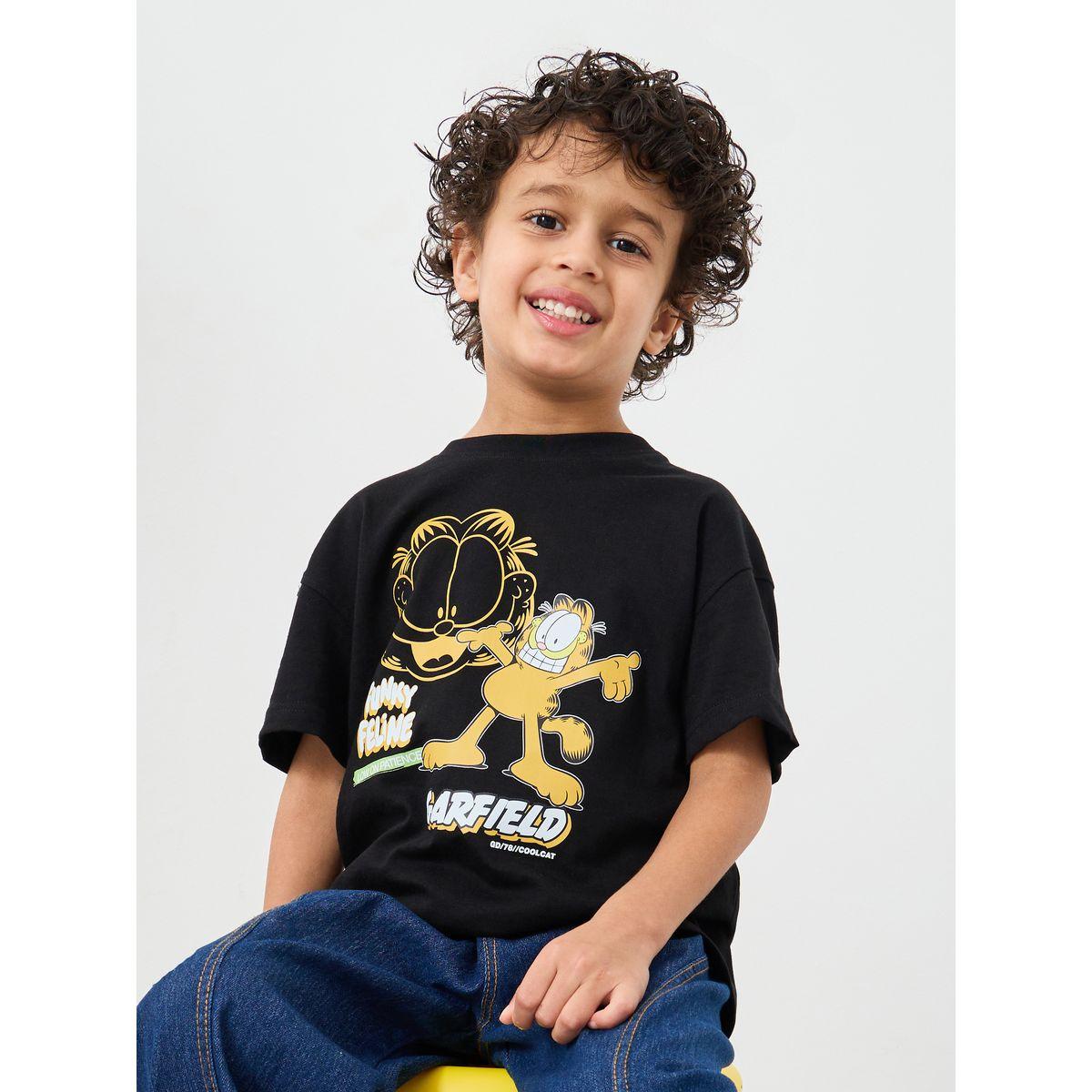 Styli Garfield Print Oversized T-Shirt-boys-clothing-tshirtsandpolos-image-1