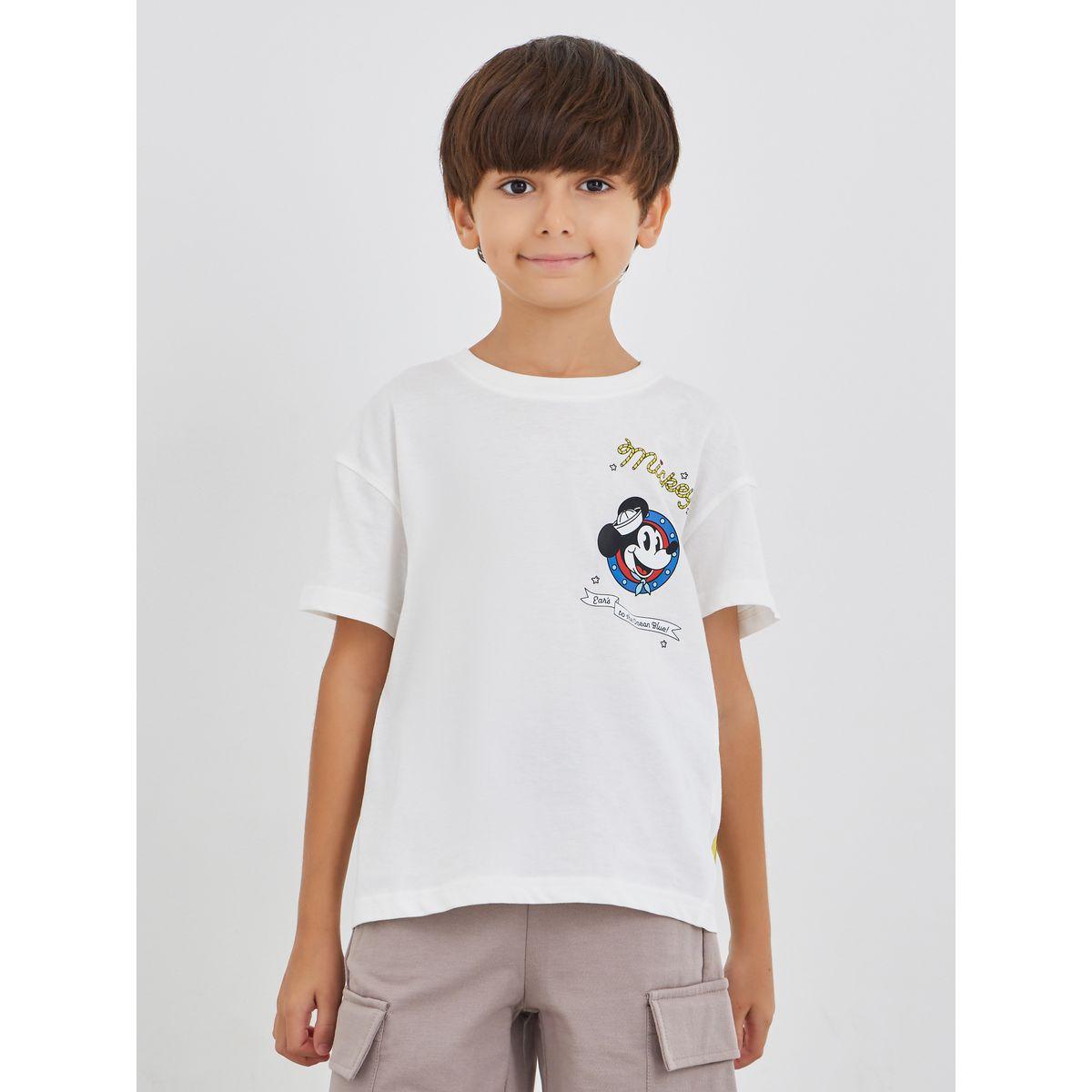 تيشيرت فضفاض بطبعة جرافيك وياقة دائرية-boys-clothing-tshirtsandpolos-image-2