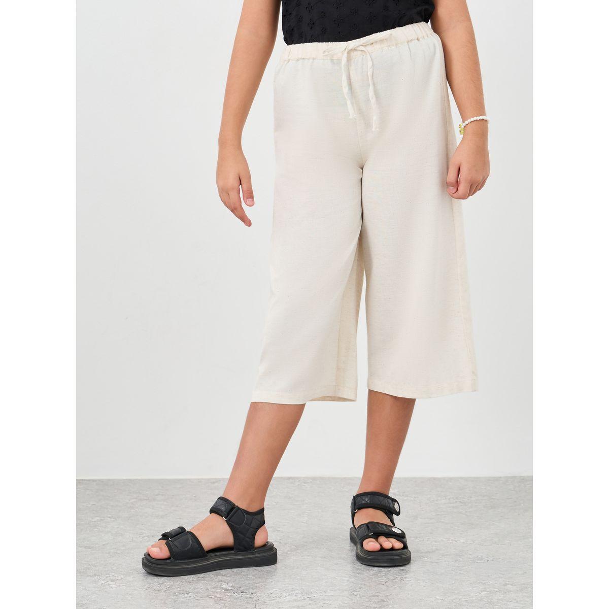 بنطال بقصة أرجل واسعة-girls-clothing-bottoms-trousers-image-1
