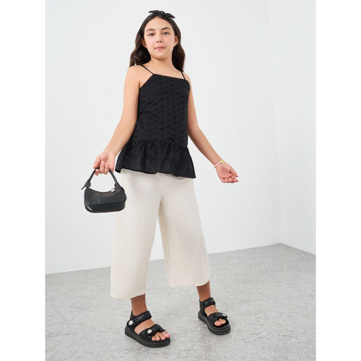 بنطال بقصة أرجل واسعة-girls-clothing-bottoms-trousers-image-2