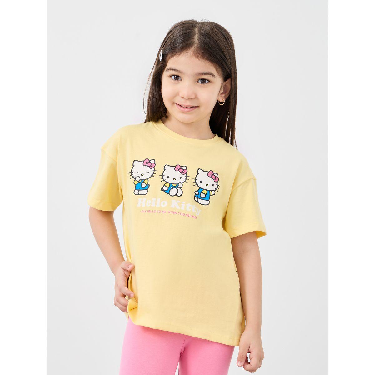 تيشيرت بطبعة جرافيك وأكمام قصيرة-girls-clothing-tshirts-image-1