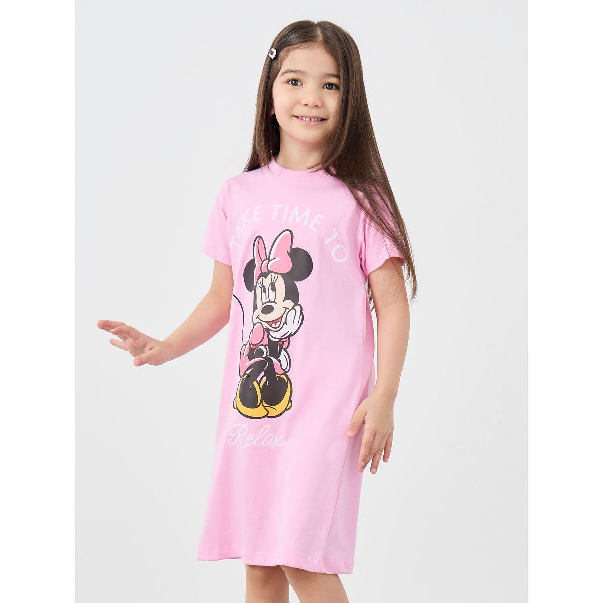 قميص نوم بطبعة جرافيك وأكمام قصيرة-girls-clothing-nightwear-image-2
