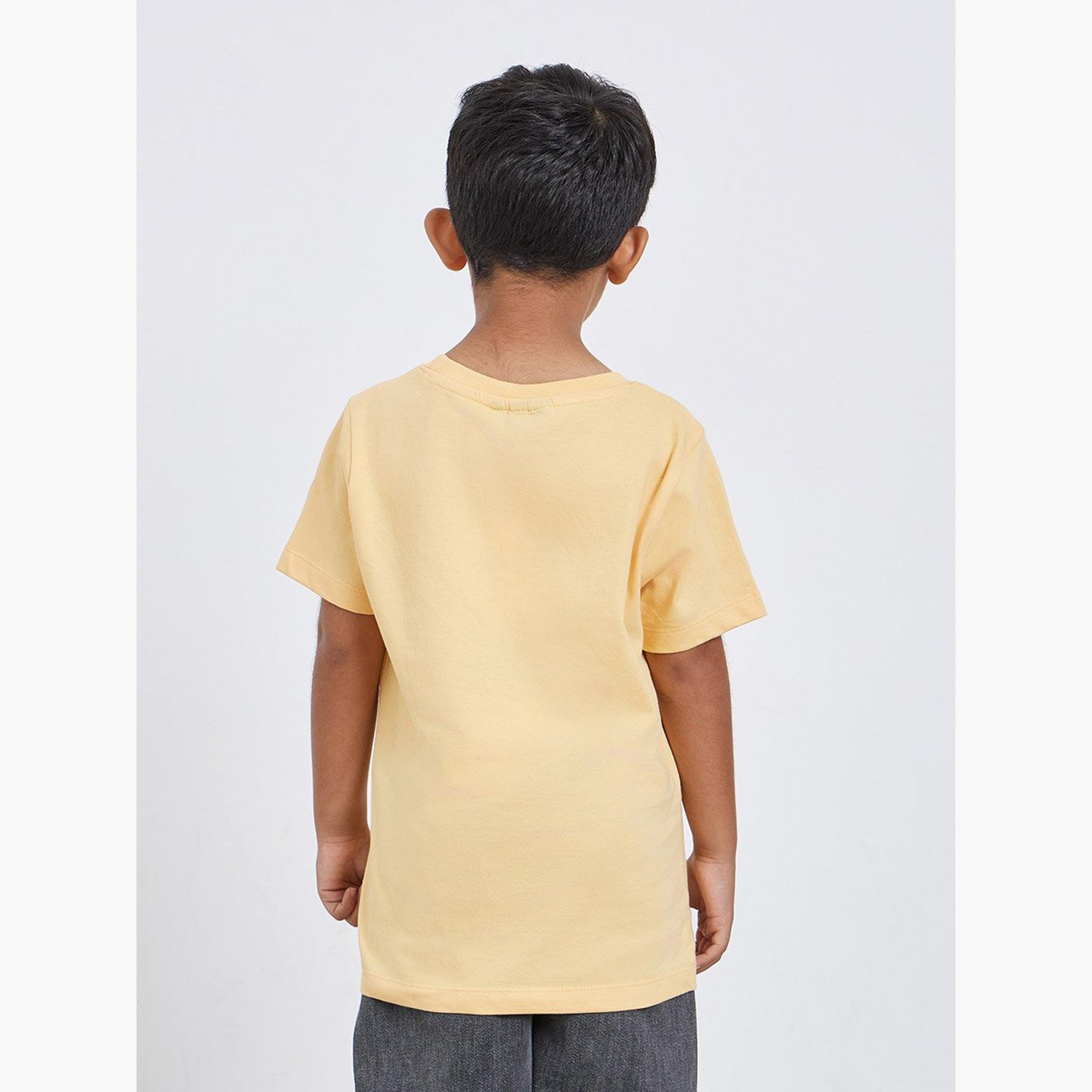 تيشيرت فضفاض مطبع بطبعة ميكي ماوس-boys-clothing-tshirtsandpolos-image-4