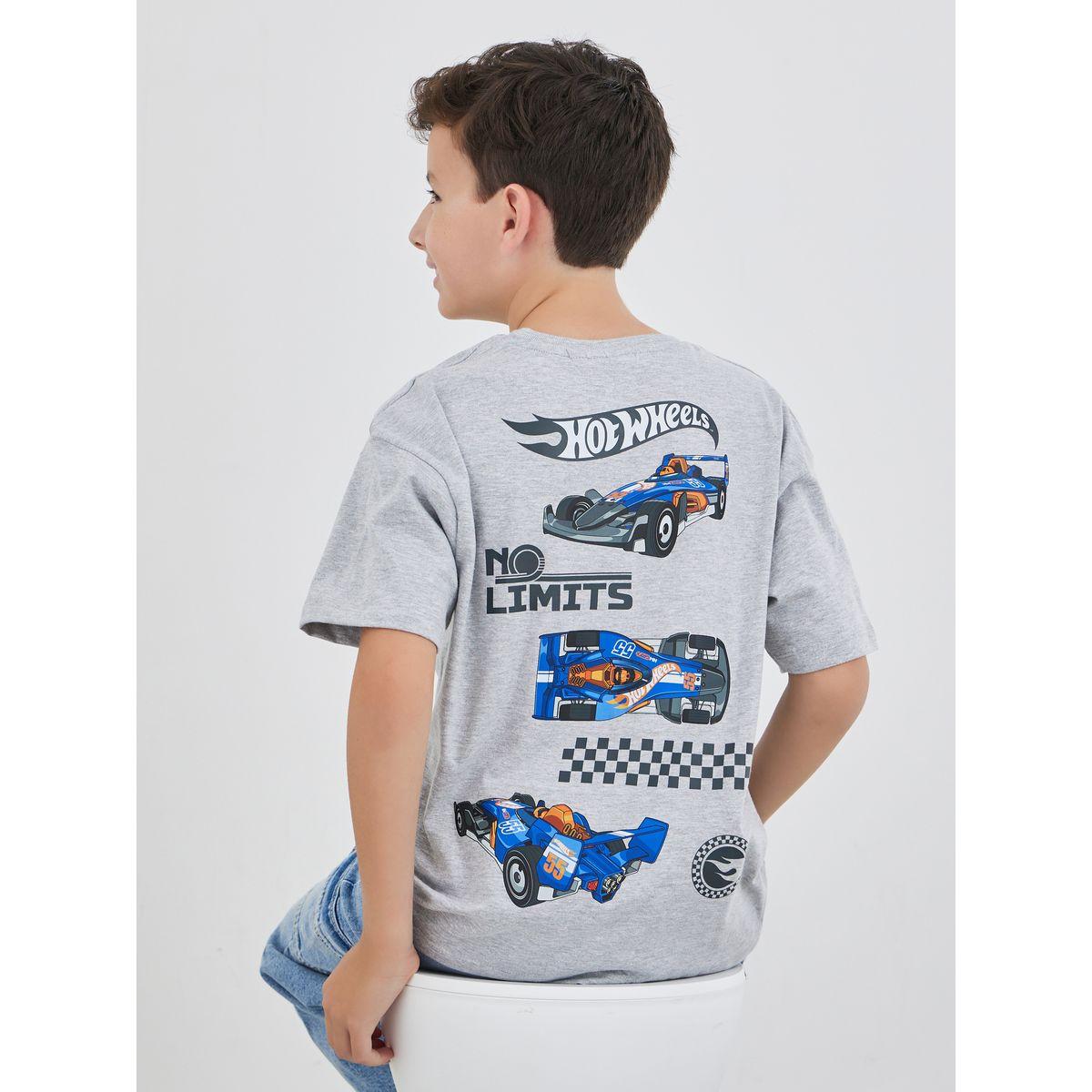 تيشيرت فضفاض بطبعة جرافيك وياقة دائرية-boys-clothing-tshirtsandpolos-image-1