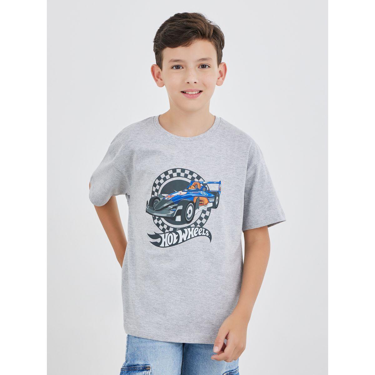 تيشيرت فضفاض بطبعة جرافيك وياقة دائرية-boys-clothing-tshirtsandpolos-image-2