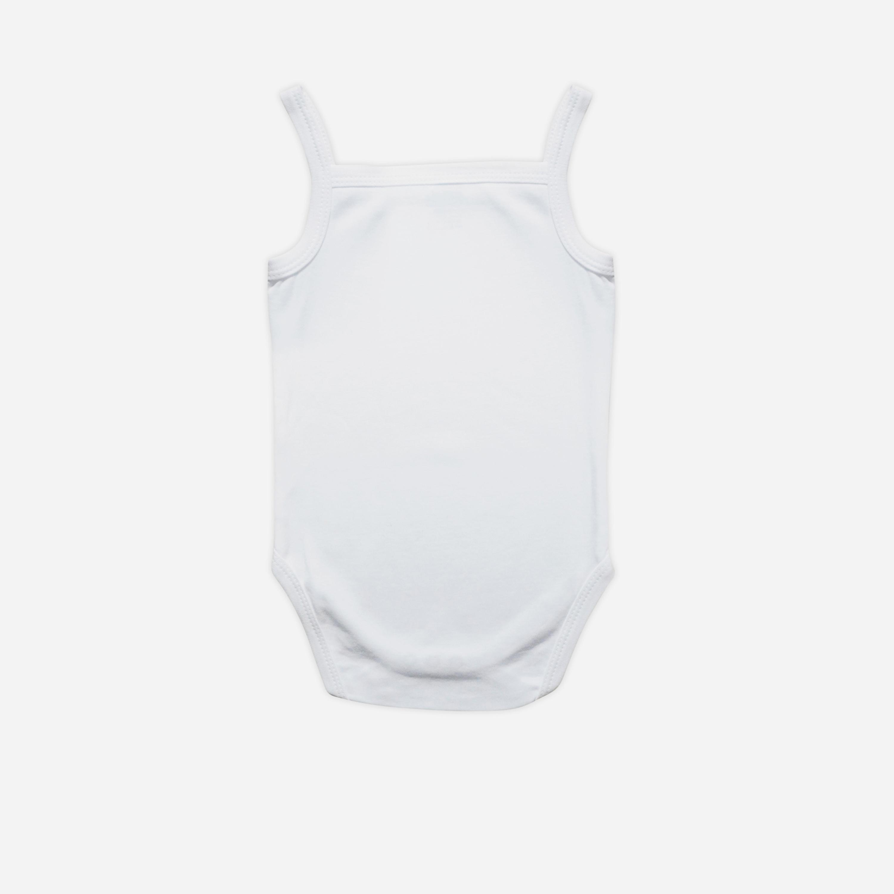 Babies Basic x Styli Pack of 3 - Solid Combed Cotton Sleeveless Bodysuit-boys-clothing-rompersanddungarees-image-3