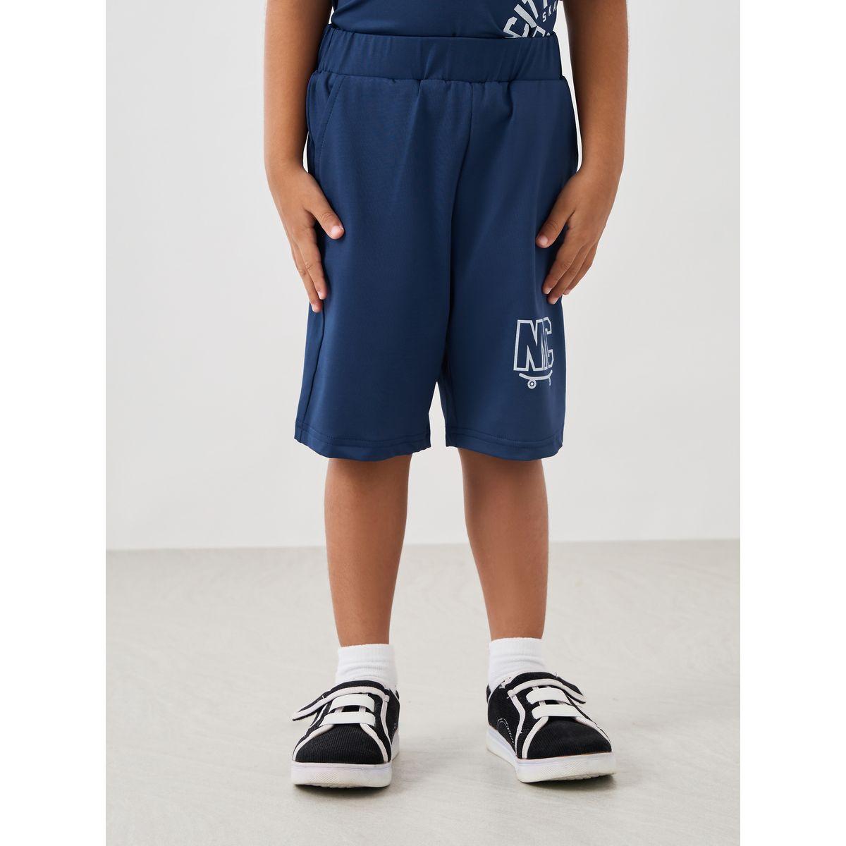 مجموعة من شورت وتيشيرت بولو بطبعة جرافيك-boys-clothing-setsandcoords-image-5