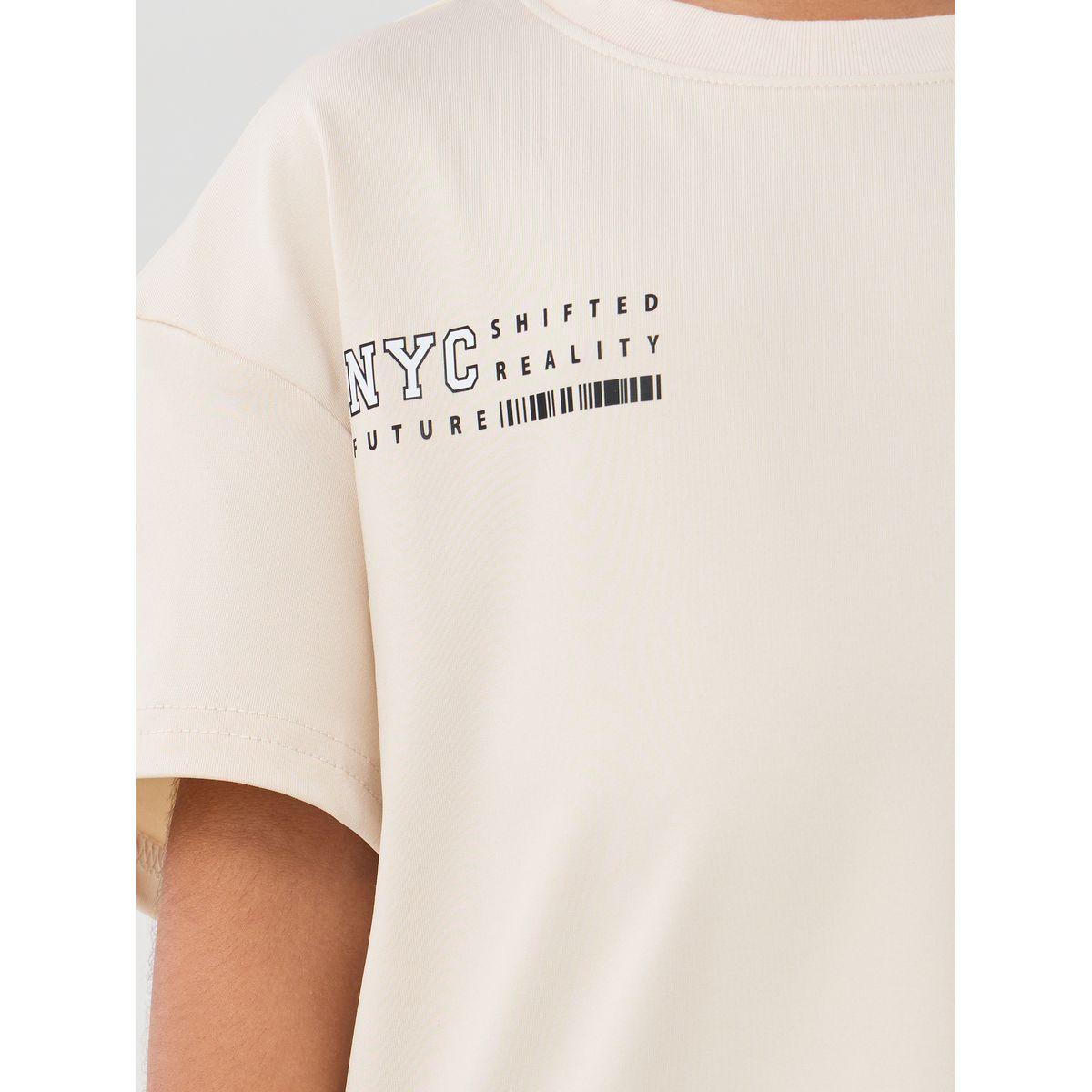 Styli Boys Typography Print Oversized T-Shirt and Shorts Set-boys-clothing-setsandcoords-image-3