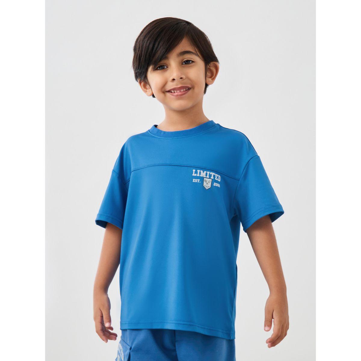 Styli Boys Typography Printed Oversized T-Shirt and Shorts Set-boys-clothing-setsandcoords-image-2