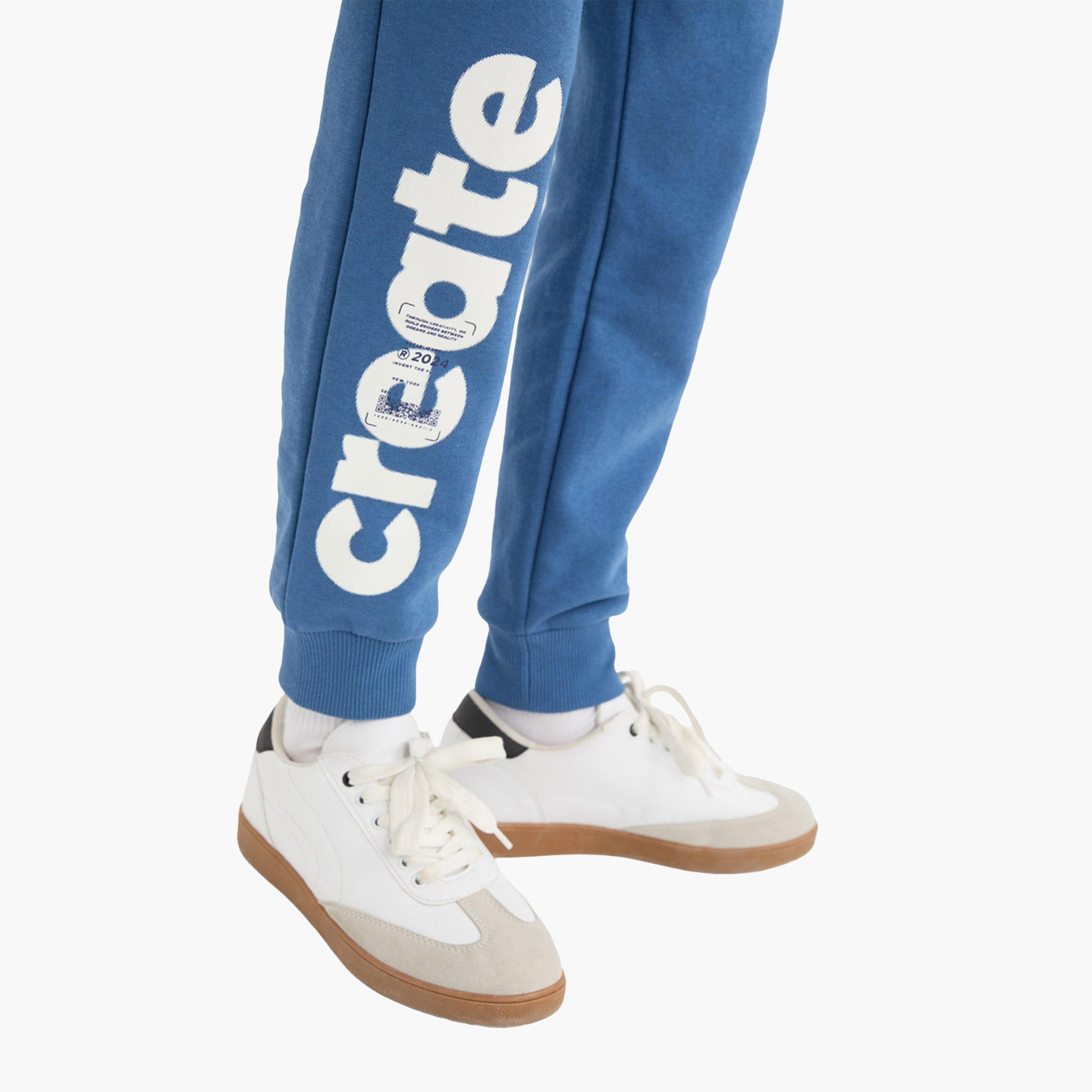 DeFacto X Styli Kids Blue Printed Jogger Pants-boys-clothing-bottoms-joggersandtrackpants-image-6