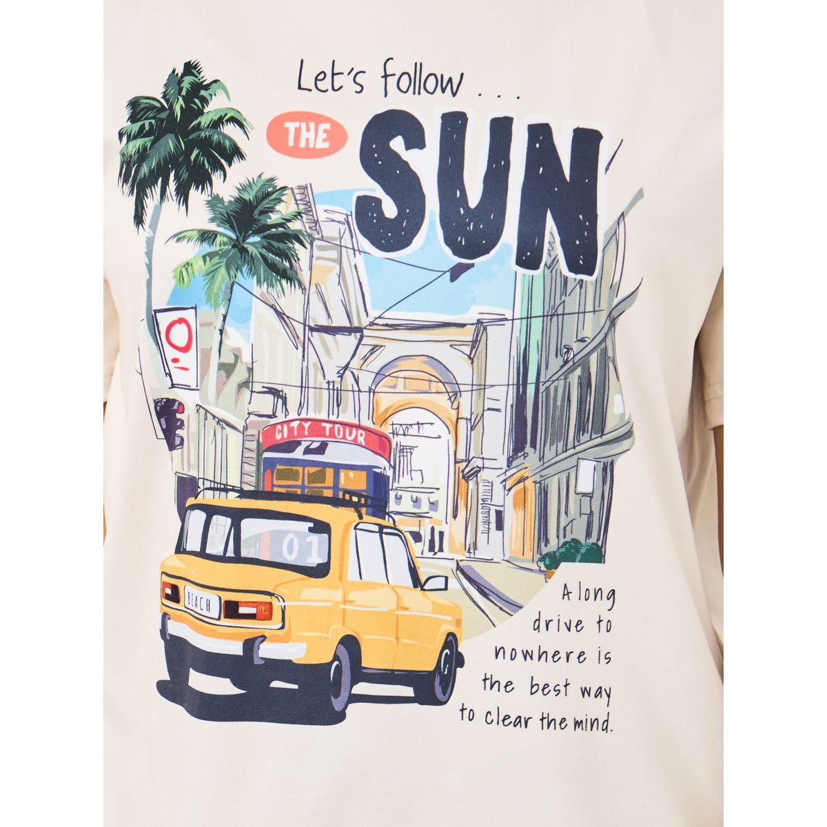 تيشيرت بطبعة جرافيك وياقة دائرية-girls-clothing-tshirts-image-3