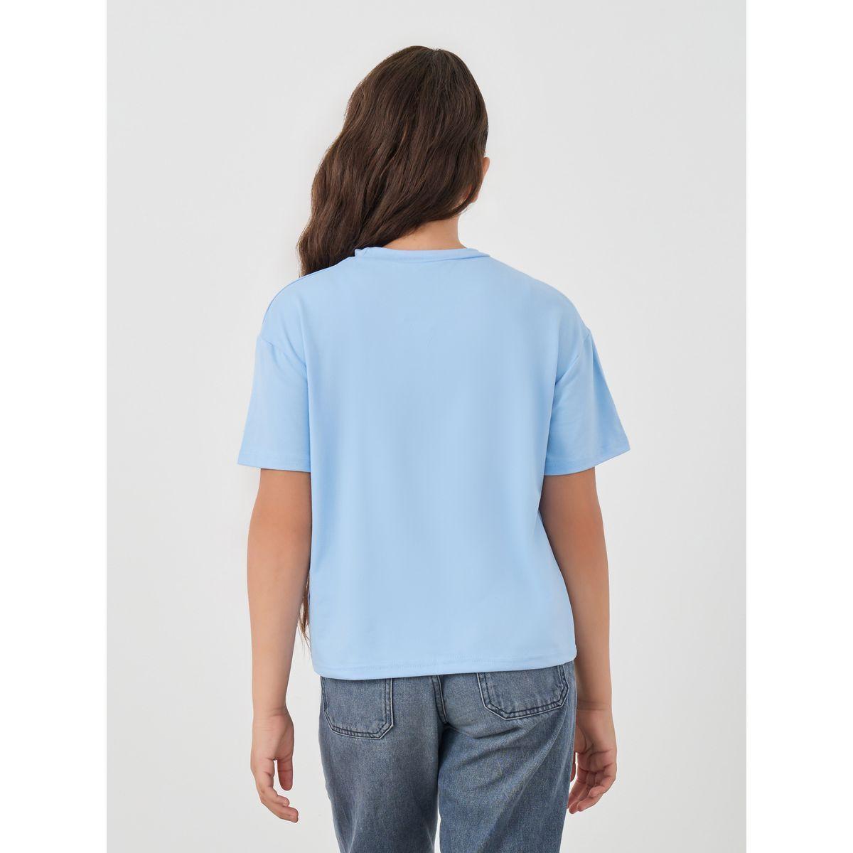 Styli Slogan Print Round Neck T-Shirt-girls-clothing-tshirts-image-4