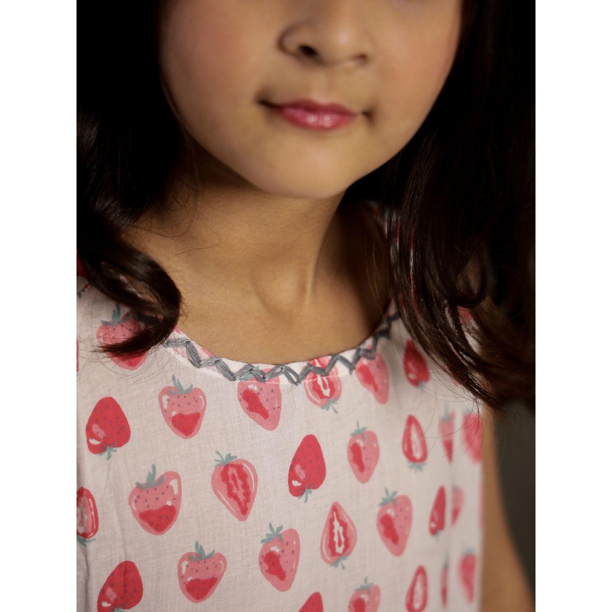 طقم من بنطال وبلوزة مطبعة بدون أكمام-girls-clothing-setsandcoords-image-2