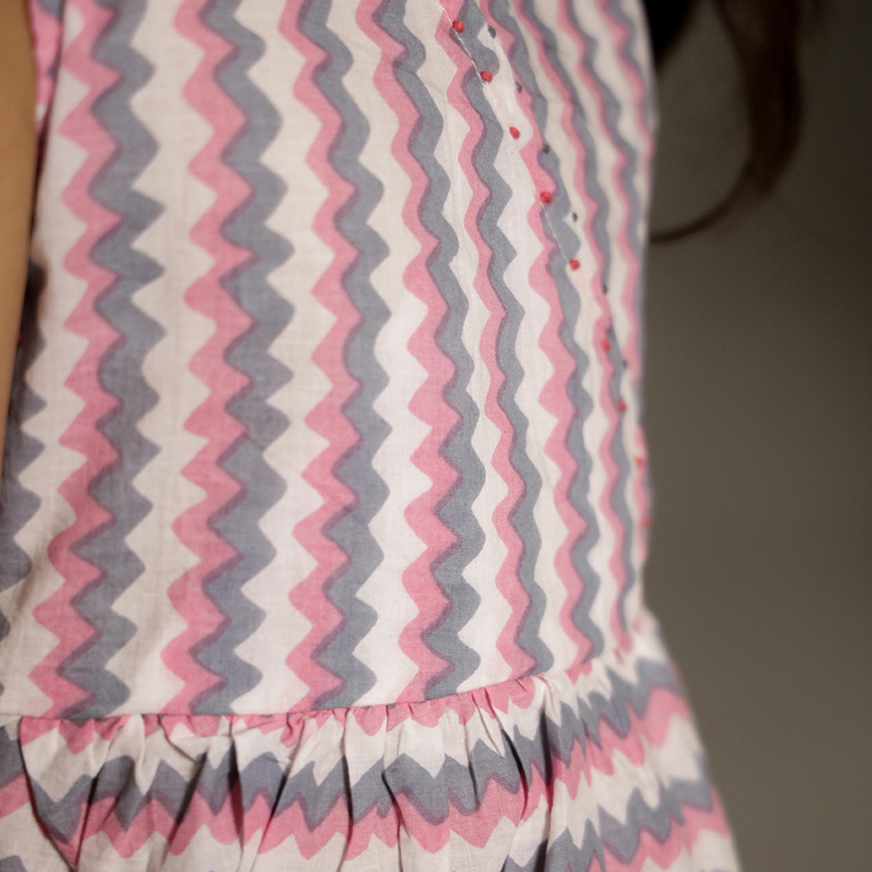 Sanskrutihomes X Styli Striped V-Neck Sleeveless Top and Trousers Set-girls-clothing-setsandcoords-image-7