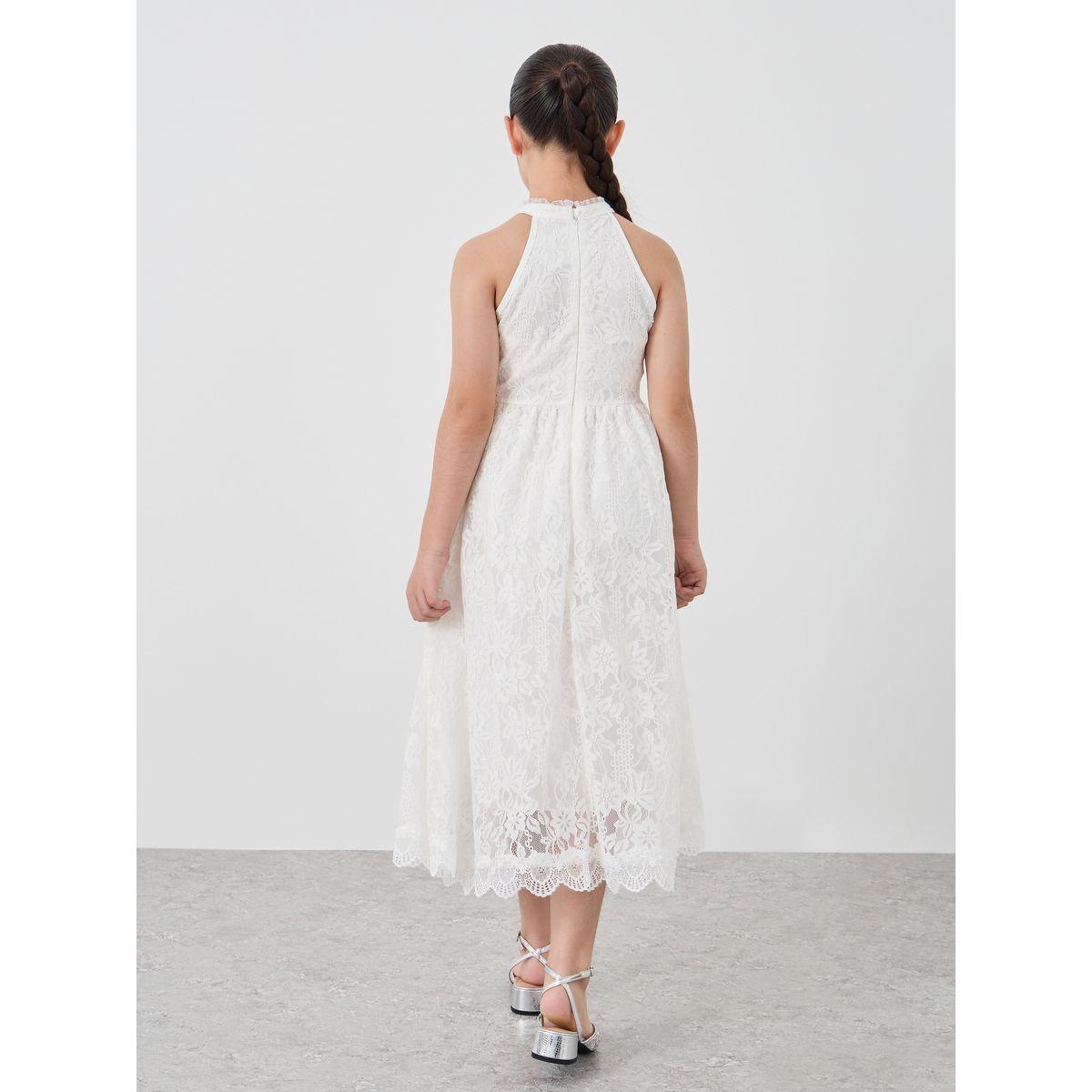 فستان بياقة هولتر وتفاصيل دانتيل-girls-clothing-dressesandjumpsuits-image-4