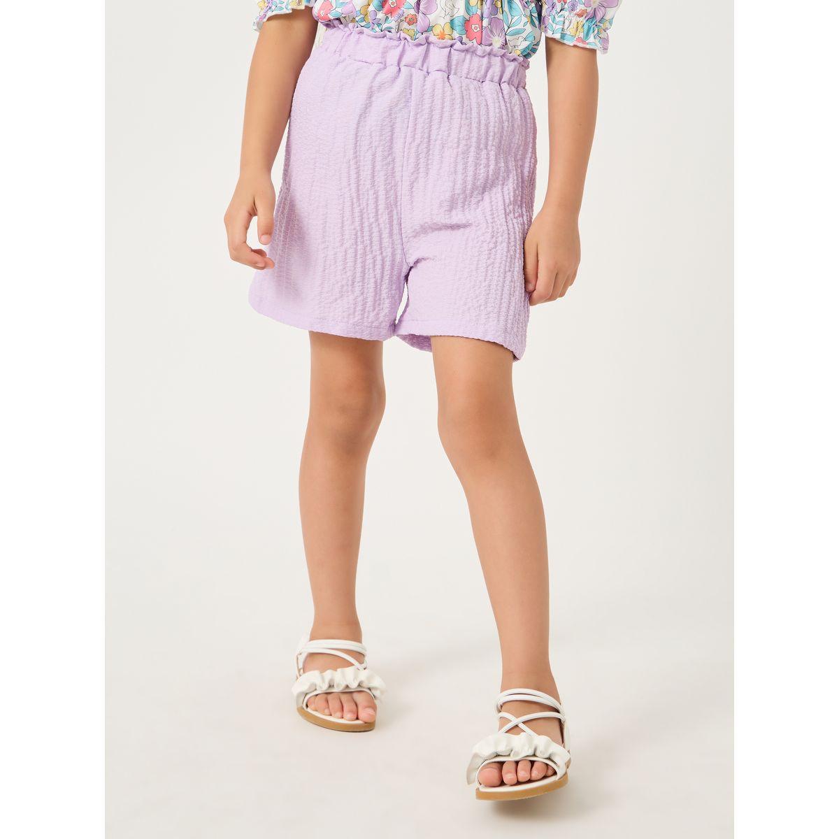 مجموعة من شورت وبلوزة بتفاصيل بارزة الملمس-girls-clothing-setsandcoords-image-6