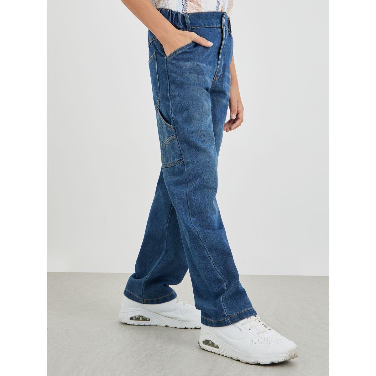 جينز بقصة جوغر مع خصر متوسط-boys-clothing-bottoms-jeans-image-1