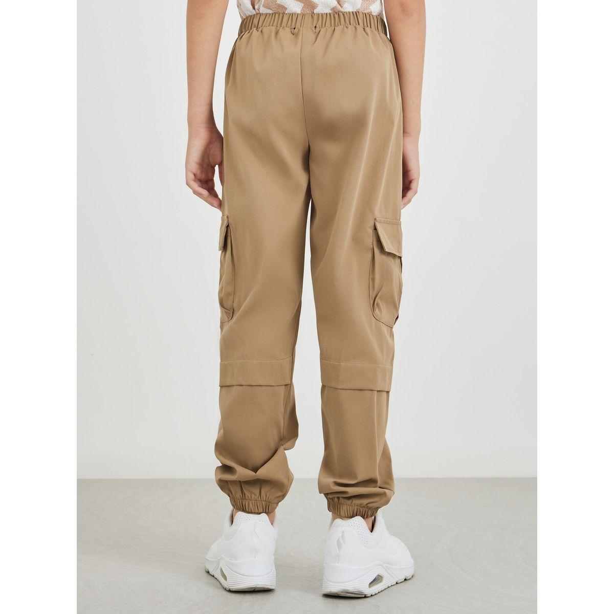 Styli Regular Fit Cargo Pants with Drawstring-boys-clothing-bottoms-trousers-image-4