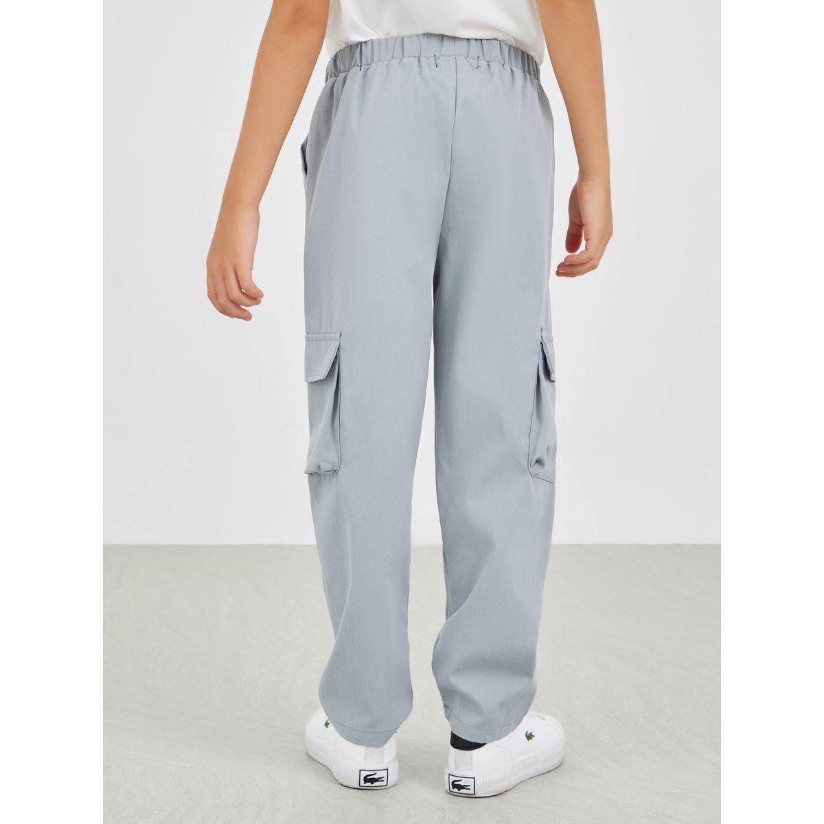 Styli Regular Fit Pants with Cargo Pocket-girls-clothing-bottoms-trousers-image-4