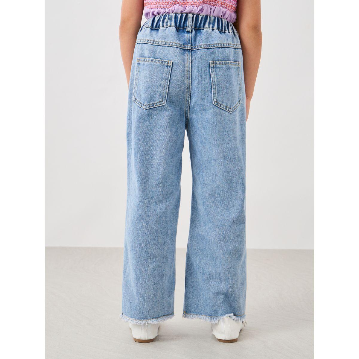 Styli Wide Leg Jeans with Pintuck Detail-girls-clothing-bottoms-jeansandjeggings-image-4