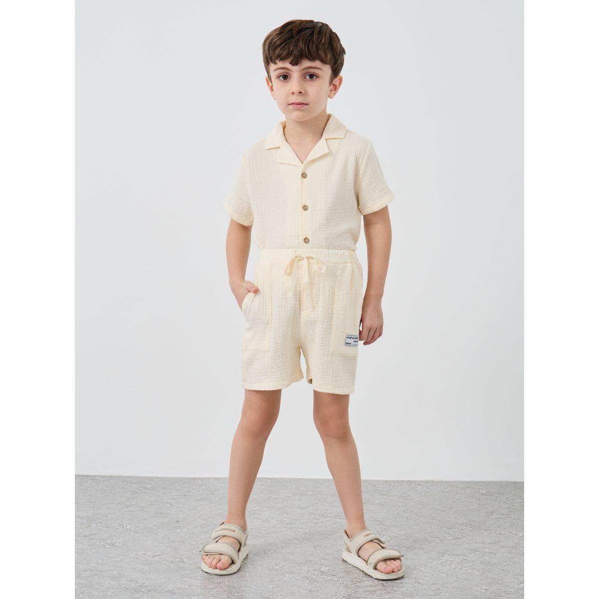شورت مزين بشارة مع أربطة-boys-clothing-bottoms-shorts-image-2