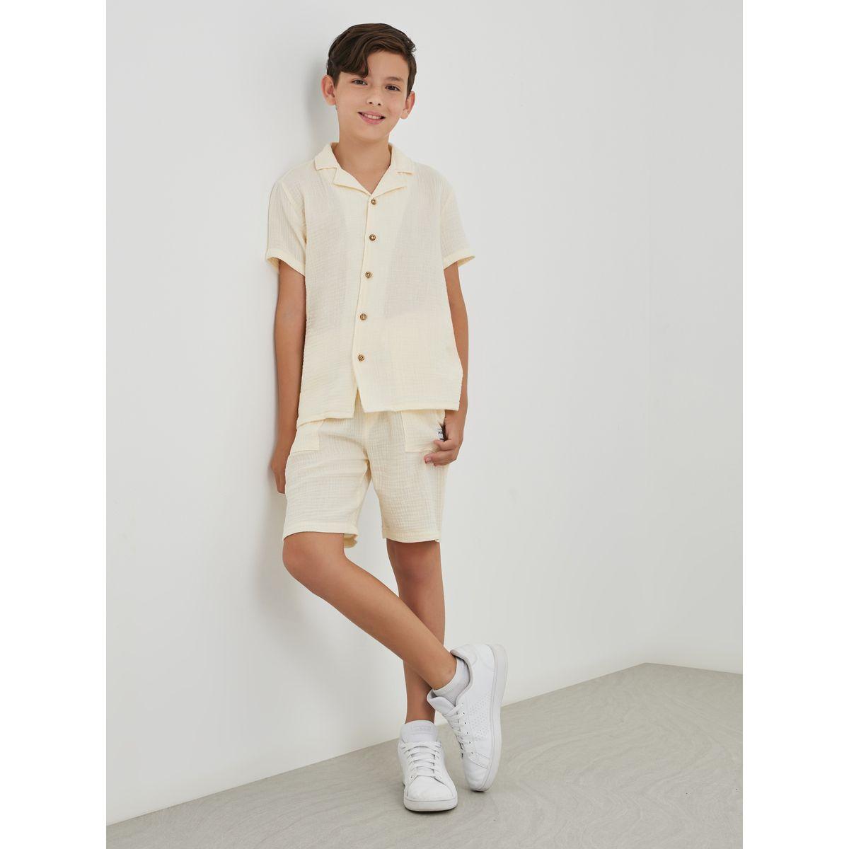 قميص بأكمام قصيرة وأزرار-boys-clothing-shirts-image-2