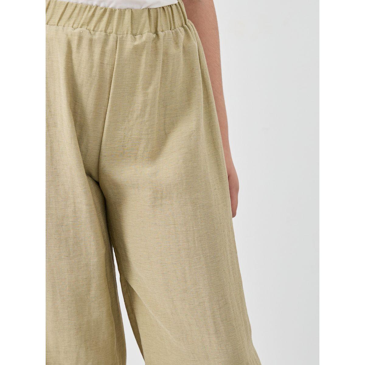 Styli Relaxed Fit Pants with Elasticated Waistband-girls-clothing-bottoms-trousers-image-3