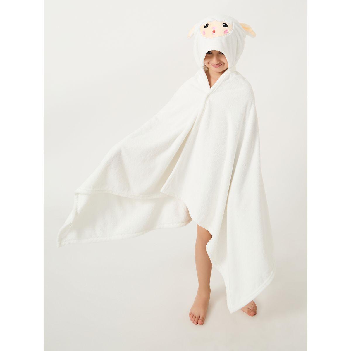 Styli Bunny Ears Asymmetric Hem Robe-girls-clothing-nightwear-image-1