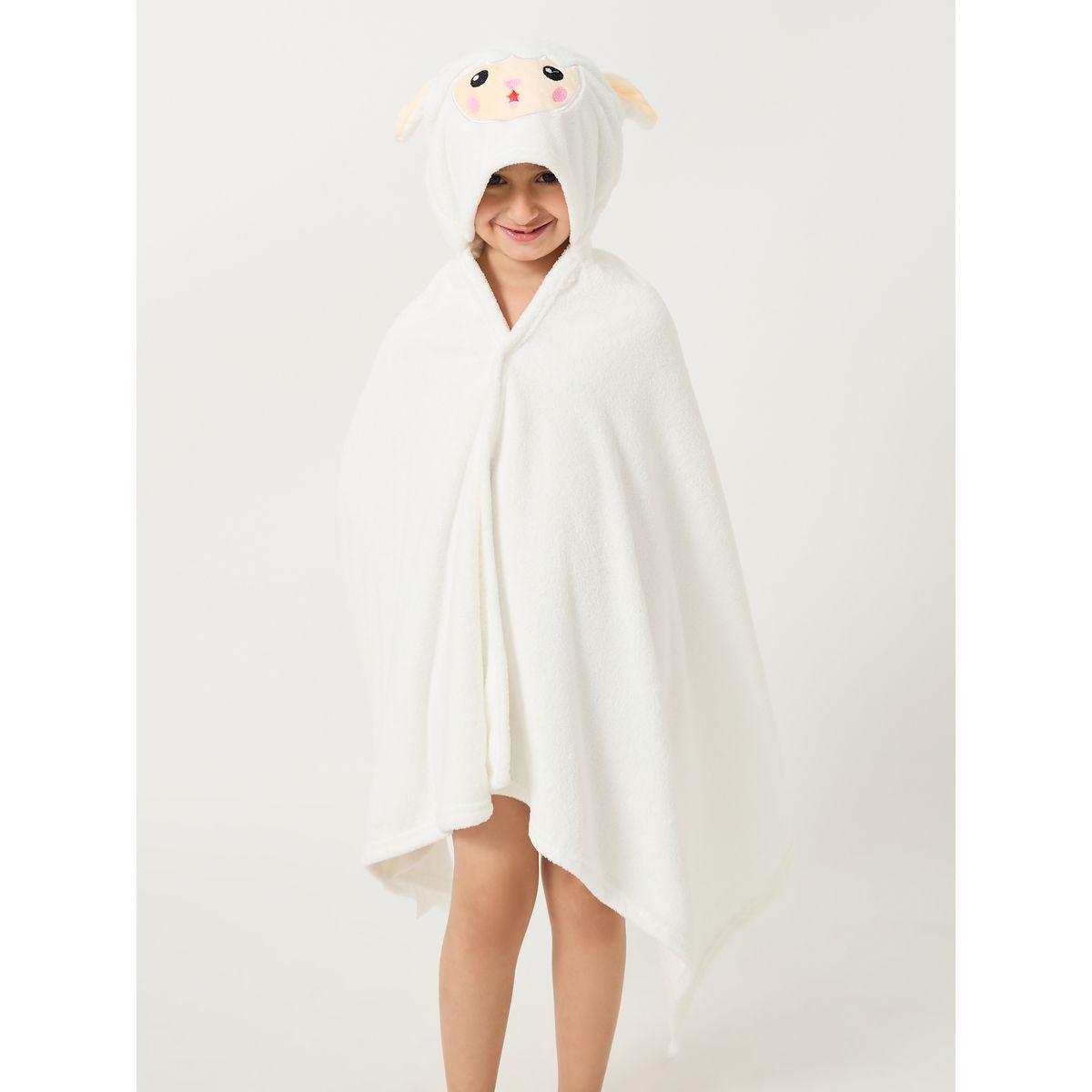 روب بحافة غير متماثلة الطول مزين بأذنين-girls-clothing-nightwear-image-2