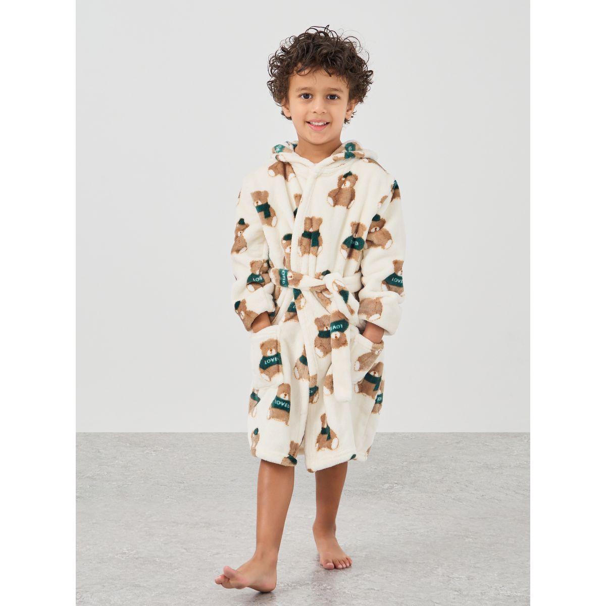 روب حمام يياقة هودي-boys-clothing-nightwear-image-1