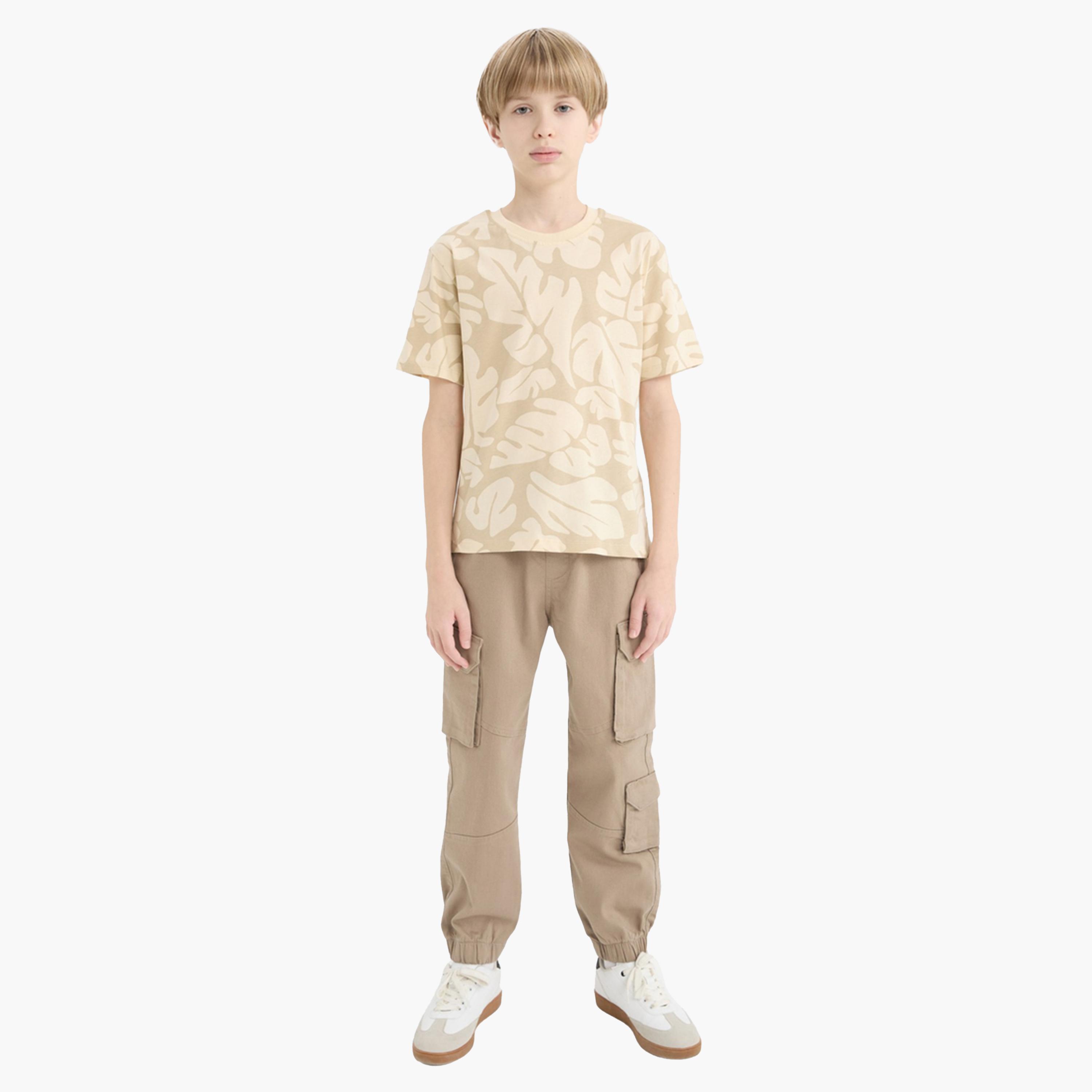 DeFacto X Styli Kids Round Neck Graphic Short Sleeve T-Shirt-boys-clothing-tshirtsandpolos-image-2