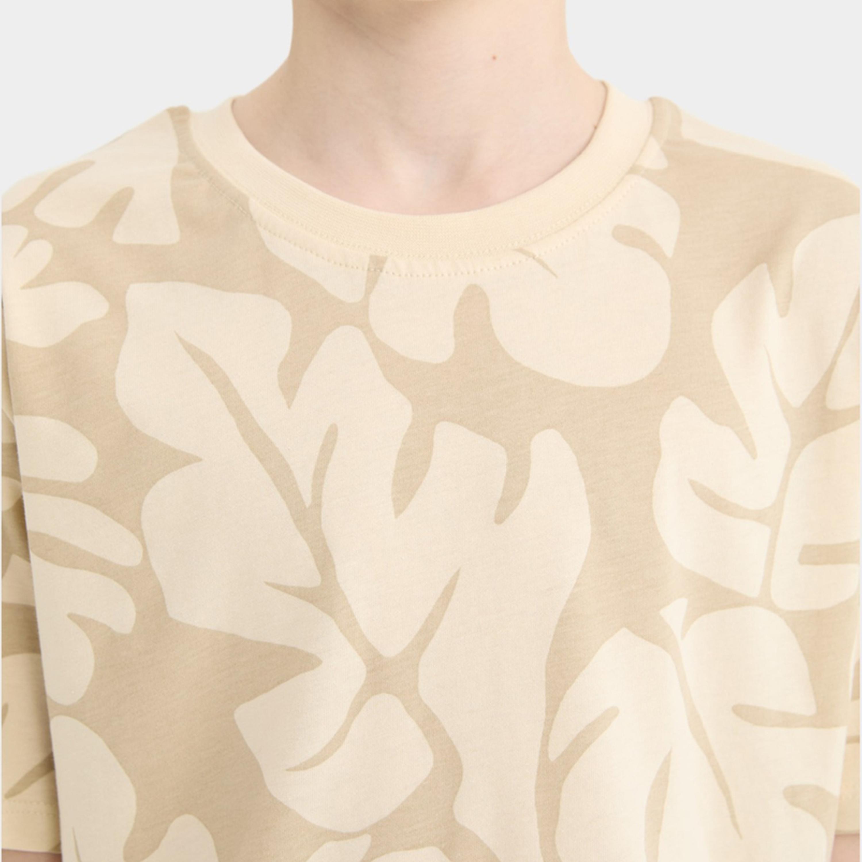ديفاكتو × ستايلي-  تي شيرت للأطفال بأكمام قصيرة ورقبة دائرية ورسومات جرافيكية-boys-clothing-tshirtsandpolos-image-3