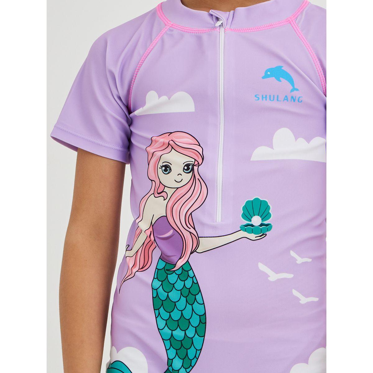 Styli Graphic Print Swimsuit with Cap-sports-gear-gym-image-3