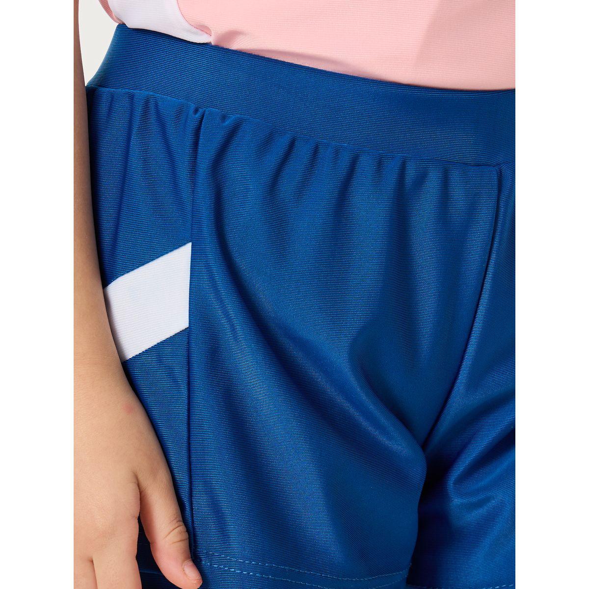 بدلة سادة بنمط كتل الالوان وياقة عالية-sports-girls-clothing-tops-image-5