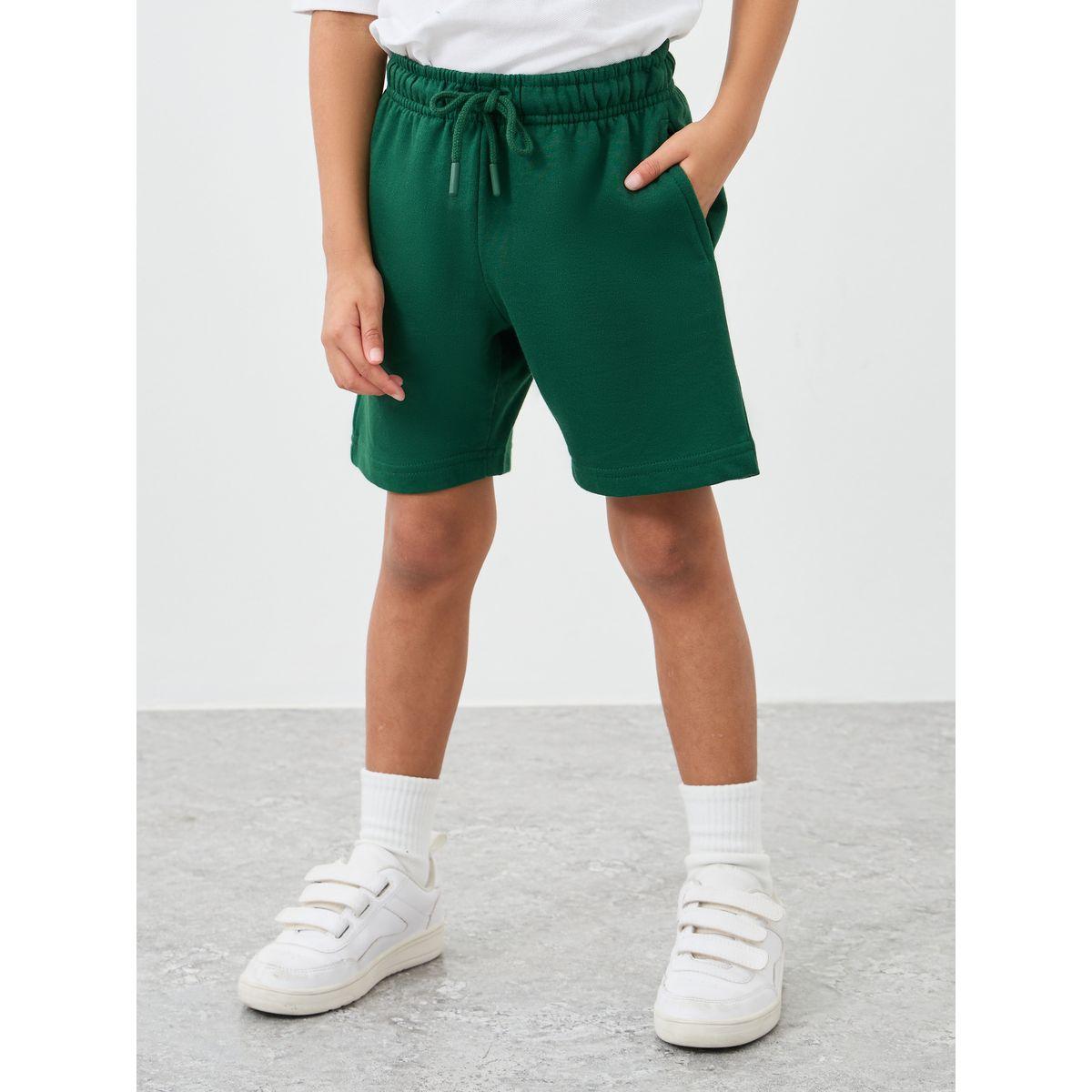Styli Solid Shorts with Drawstring-boys-clothing-schoolwear-bottoms-shorts-image-2
