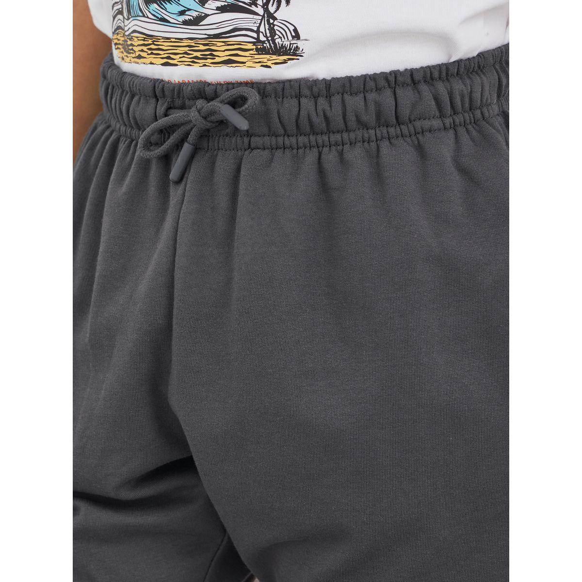 Styli Solid Shorts with Drawstring-boys-clothing-schoolwear-bottoms-shorts-image-3