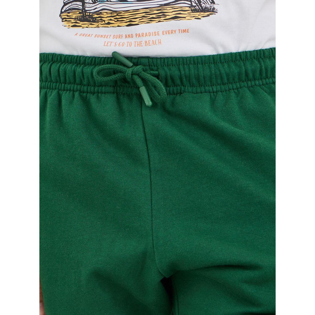شورت سادة برباط خصر وجيب خلفي-boys-clothing-schoolwear-bottoms-shorts-image-3