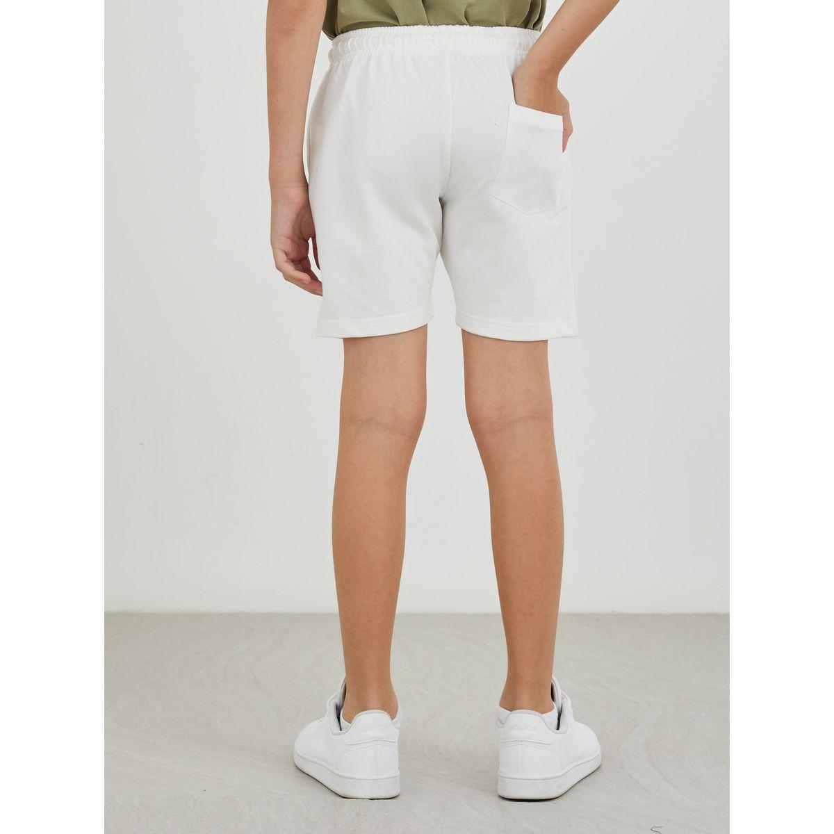 Styli Solid Regular Fit Shorts with Drawstring-boys-clothing-schoolwear-bottoms-shorts-image-4