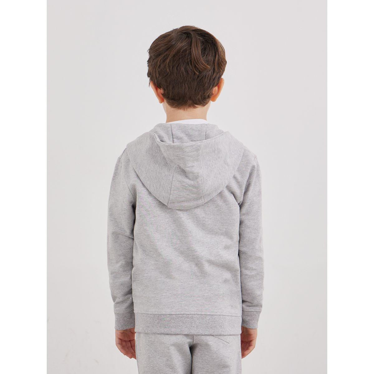 Styli Grey Cotton Full Zip Hoodie with Pocket-boys-clothing-jacketsandcoats-image-5