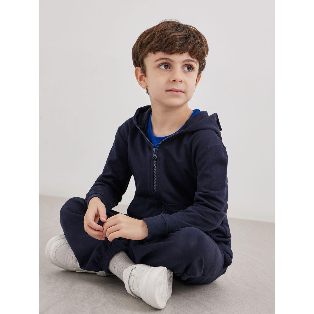 هودي بتفاصيل سحاب مع جيوب-boys-clothing-jacketsandcoats-image-1